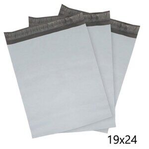 50 White Poly Mailer Bags Size 19x24 Polyjacket Flat Poly Mailer Big Large
